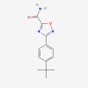 3-(4-Tert-butylphenyl)-1,2,4-oxadiazole-5-carboxamide