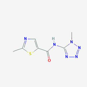 2-methyl-N-(1-methyltetrazol-5-yl)-1,3-thiazole-5-carboxamide