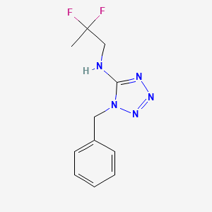 1-benzyl-N-(2,2-difluoropropyl)tetrazol-5-amine