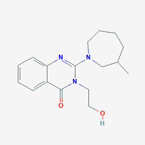 3-(2-Hydroxyethyl)-2-(3-methylazepan-1-yl)quinazolin-4-one