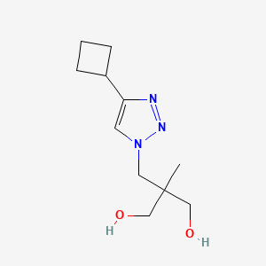 2-[(4-Cyclobutyltriazol-1-yl)methyl]-2-methylpropane-1,3-diol