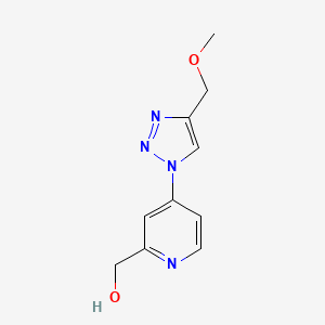 [4-[4-(Methoxymethyl)triazol-1-yl]pyridin-2-yl]methanol