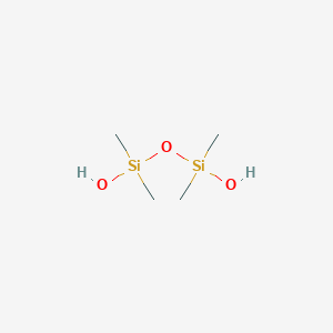 molecular formula C4H14O3Si2 B074168 1,3-二硅氧二醇, 1,1,3,3-四甲基- CAS No. 1118-15-6