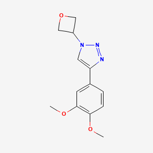 4-(3,4-Dimethoxyphenyl)-1-(oxetan-3-yl)triazole