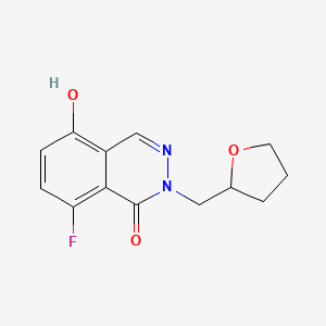 8-Fluoro-5-hydroxy-2-(oxolan-2-ylmethyl)phthalazin-1-one