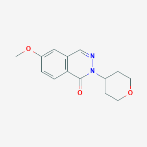 6-Methoxy-2-(oxan-4-yl)phthalazin-1-one