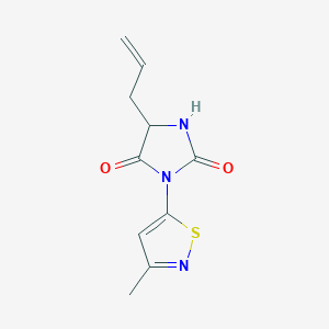 3-(3-Methyl-1,2-thiazol-5-yl)-5-prop-2-enylimidazolidine-2,4-dione