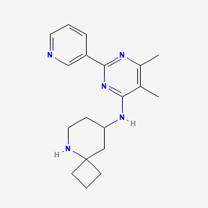 N-(5,6-dimethyl-2-pyridin-3-ylpyrimidin-4-yl)-5-azaspiro[3.5]nonan-8-amine