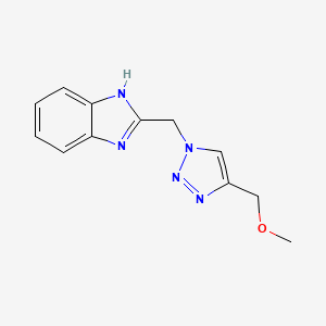 2-[[4-(methoxymethyl)triazol-1-yl]methyl]-1H-benzimidazole