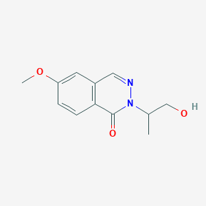 2-(1-Hydroxypropan-2-yl)-6-methoxyphthalazin-1-one