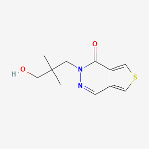 molecular formula C11H14N2O2S B7417085 3-(3-Hydroxy-2,2-dimethylpropyl)thieno[3,4-d]pyridazin-4-one 