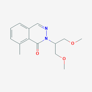 2-(1,3-Dimethoxypropan-2-yl)-8-methylphthalazin-1-one