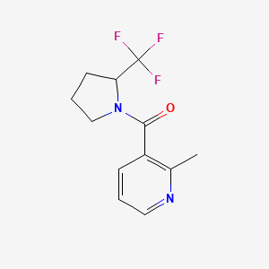 (2-Methylpyridin-3-yl)-[2-(trifluoromethyl)pyrrolidin-1-yl]methanone