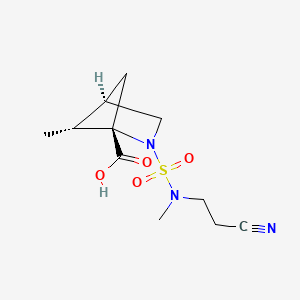 (1S,4R,5R)-2-[2-cyanoethyl(methyl)sulfamoyl]-5-methyl-2-azabicyclo[2.1.1]hexane-1-carboxylic acid