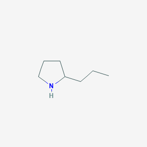 molecular formula C7H15N B074177 2-丙基吡咯烷 CAS No. 1121-44-4
