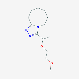 3-[1-(2-Methoxyethoxy)ethyl]-5,6,7,8,9,10-hexahydro-[1,2,4]triazolo[4,3-a]azocine