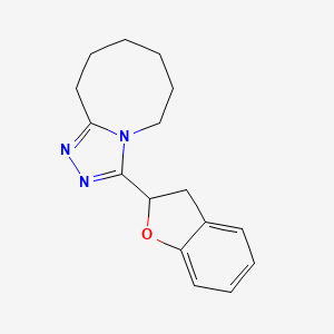 3-(2,3-Dihydro-1-benzofuran-2-yl)-5,6,7,8,9,10-hexahydro-[1,2,4]triazolo[4,3-a]azocine