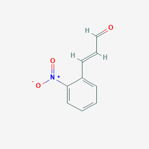 molecular formula C9H7NO3 B074183 2-硝基肉桂醛 CAS No. 1466-88-2
