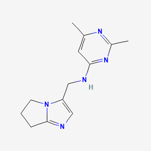 N-(6,7-dihydro-5H-pyrrolo[1,2-a]imidazol-3-ylmethyl)-2,6-dimethylpyrimidin-4-amine