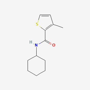 N-cyclohexyl-3-methylthiophene-2-carboxamide