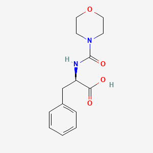 (2R)-2-(morpholine-4-carbonylamino)-3-phenylpropanoic acid