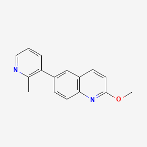 2-Methoxy-6-(2-methylpyridin-3-yl)quinoline