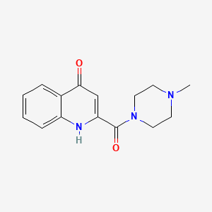 2-(4-methylpiperazine-1-carbonyl)-1H-quinolin-4-one