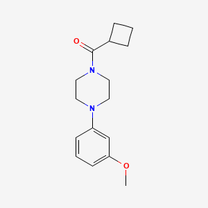 Cyclobutyl-[4-(3-methoxyphenyl)piperazin-1-yl]methanone