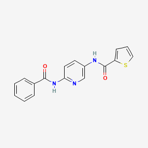 N-(6-benzamidopyridin-3-yl)thiophene-2-carboxamide