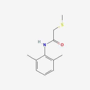 molecular formula C11H15NOS B7418814 2-methylthio-N-(2,6-dimethylphenyl)acetamide 