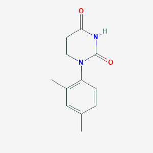 molecular formula C12H14N2O2 B7418816 1-(2,4-Dimethylphenyl)dihydropyrimidine-2,4(1h,3h)-dione 