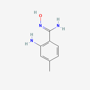 2-Amino-N-hydroxy-4-methylbenzimidamide