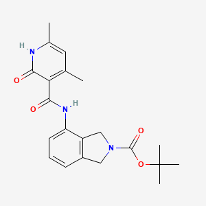 tert-butyl 4-[(4,6-dimethyl-2-oxo-1H-pyridine-3-carbonyl)amino]-1,3-dihydroisoindole-2-carboxylate