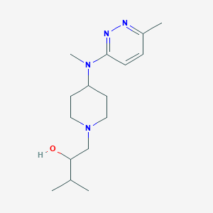 3-Methyl-1-[4-[methyl-(6-methylpyridazin-3-yl)amino]piperidin-1-yl]butan-2-ol