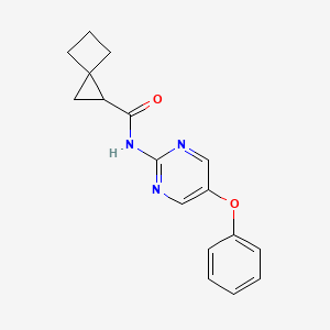 N-(5-phenoxypyrimidin-2-yl)spiro[2.3]hexane-2-carboxamide