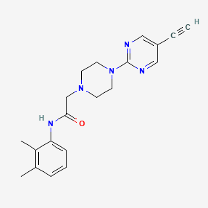 N-(2,3-dimethylphenyl)-2-[4-(5-ethynylpyrimidin-2-yl)piperazin-1-yl]acetamide