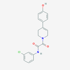 N-(3-chlorophenyl)-2-[4-(4-hydroxyphenyl)-3,6-dihydro-2H-pyridin-1-yl]-2-oxoacetamide