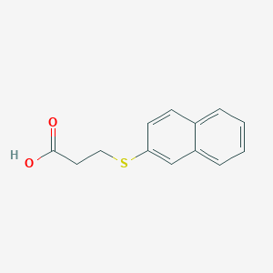 molecular formula C13H12O2S B074199 3-(2-萘硫基)丙酸 CAS No. 1141-45-3