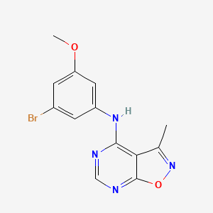 N-(3-bromo-5-methoxyphenyl)-3-methyl-[1,2]oxazolo[5,4-d]pyrimidin-4-amine