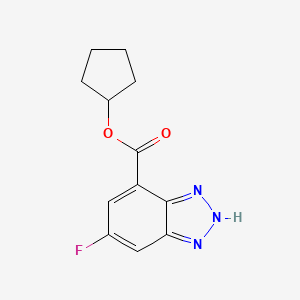 cyclopentyl 6-fluoro-2H-benzotriazole-4-carboxylate