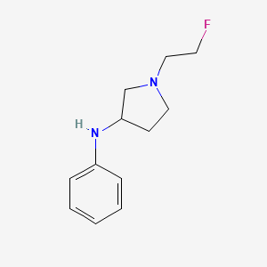 1-(2-fluoroethyl)-N-phenylpyrrolidin-3-amine