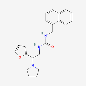 1-[2-(Furan-2-yl)-2-pyrrolidin-1-ylethyl]-3-(naphthalen-1-ylmethyl)urea