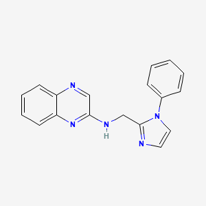 N-[(1-phenylimidazol-2-yl)methyl]quinoxalin-2-amine