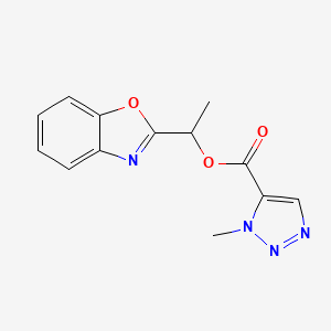 1-(1,3-Benzoxazol-2-yl)ethyl 3-methyltriazole-4-carboxylate