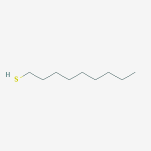 molecular formula C9H20S<br>CH3(CH2)8SH<br>C9H20S B074206 1-壬硫醇 CAS No. 1455-21-6
