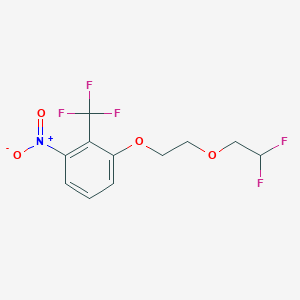 1-[2-(2,2-Difluoroethoxy)ethoxy]-3-nitro-2-(trifluoromethyl)benzene