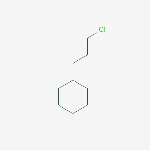 molecular formula C9H17Cl B074214 (3-氯丙基)环己烷 CAS No. 1124-62-5