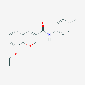 8-ethoxy-N-(4-methylphenyl)-2H-chromene-3-carboxamide