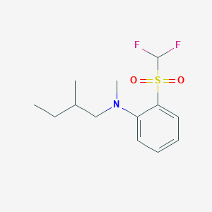 2-(difluoromethylsulfonyl)-N-methyl-N-(2-methylbutyl)aniline