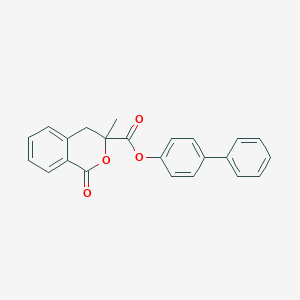 (4-phenylphenyl) 3-methyl-1-oxo-4H-isochromene-3-carboxylate